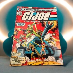 Large Size Issue. GI Joe #1 1982 Marvel:
Grade Worn (Good) 4.2.